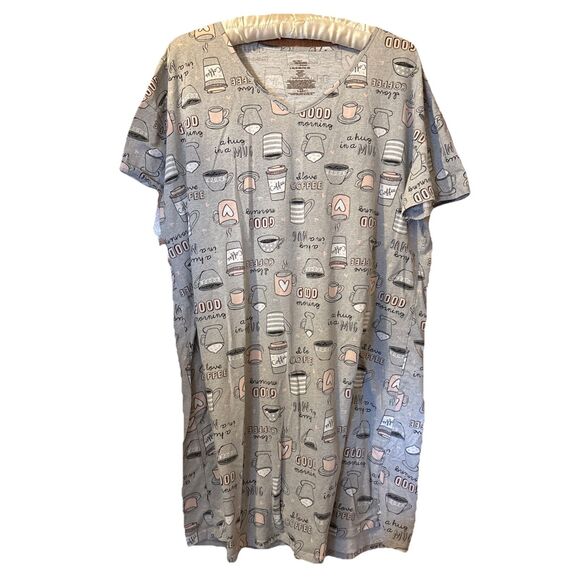 Lot Of 3 Secret Treasures/Joyspun Short Sleeve Sleepshirts Nightgowns Size L/XL - Picture 4 of 9